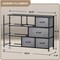 Sorbus Dresser with 8 Drawers - Chest Organizer Unit with Steel Frame Wood Top & Handle Easy Pull Fabric Bins for Clothes - Wide Storage Furniture for Bedroom, Hallway, Living Room, Nursery & Closet
